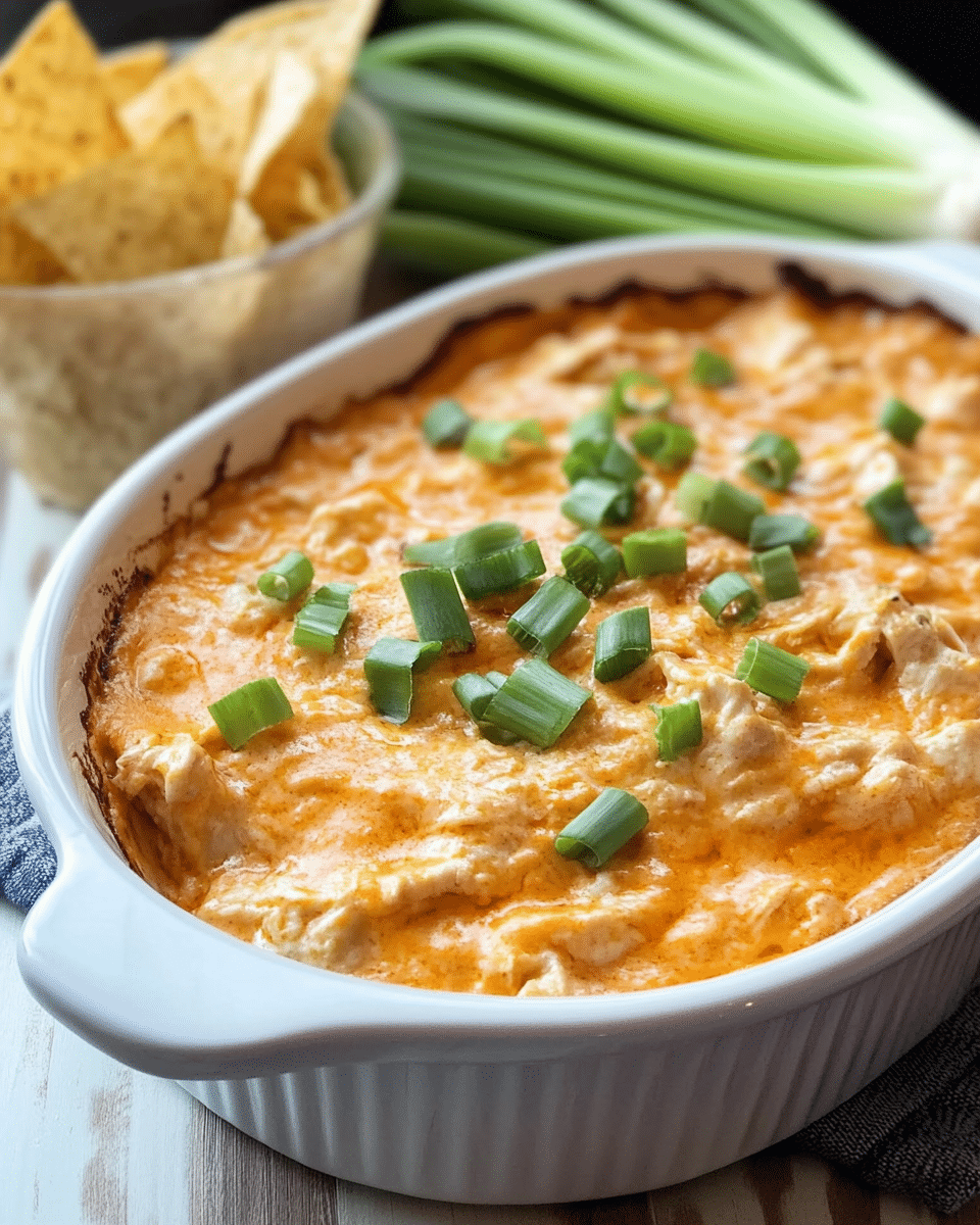 Hot and Spicy Buffalo Chicken Dip