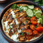 Chicken Shawarma with Creamy Garlic Sauce