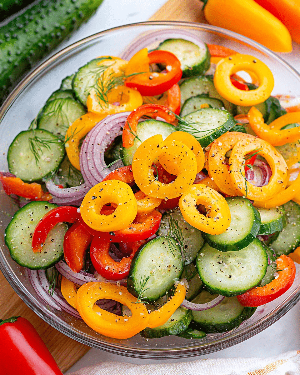 Cucumber and Sweet Pepper Salad