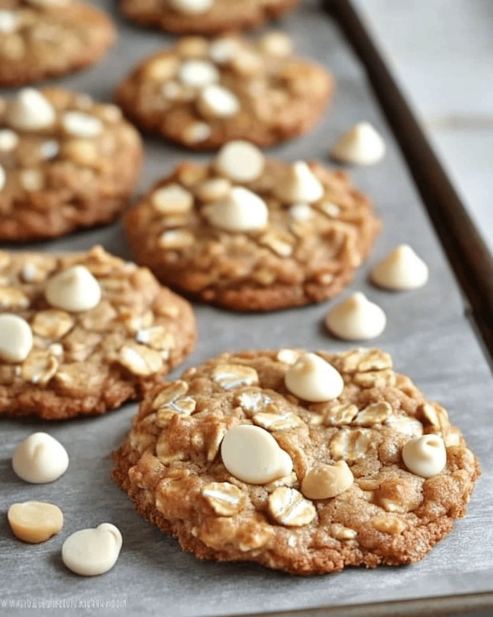 Butterscotch White Chocolate Chip Oat Drops