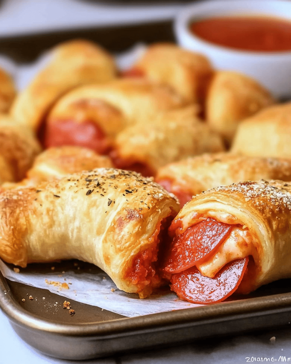 Pepperoni Crescent Rolls