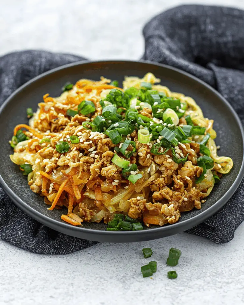 Chicken Egg Roll in a Bowl