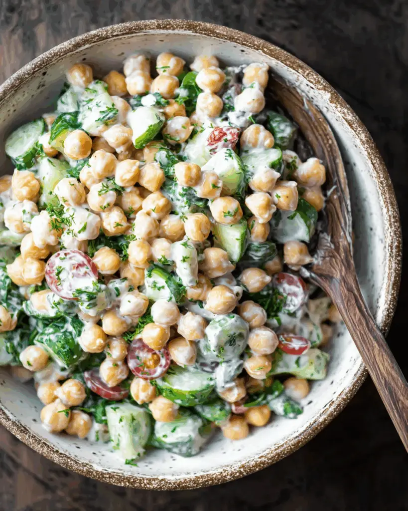 Creamy Chickpea Salad