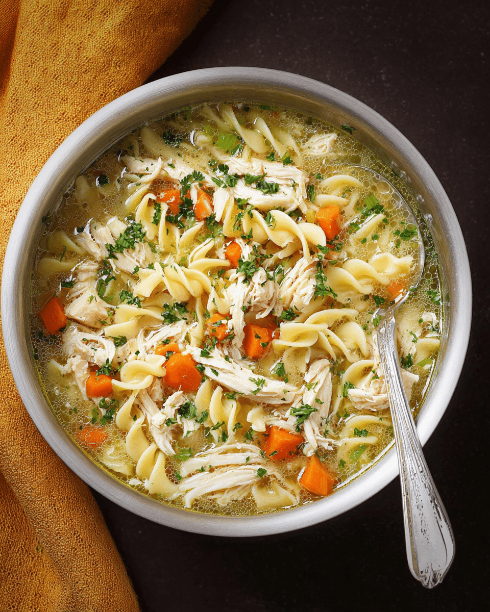 Classic Stovetop Chicken Noodle Soup