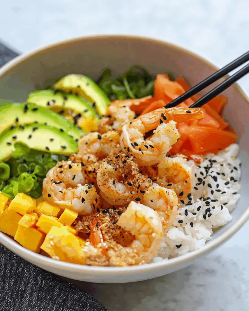 Shrimp Sushi Bowl