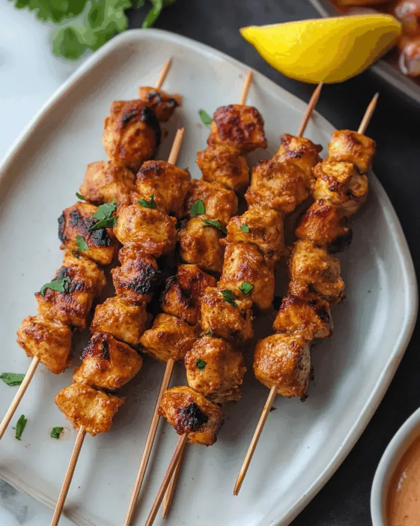 Butter Chicken Skewers