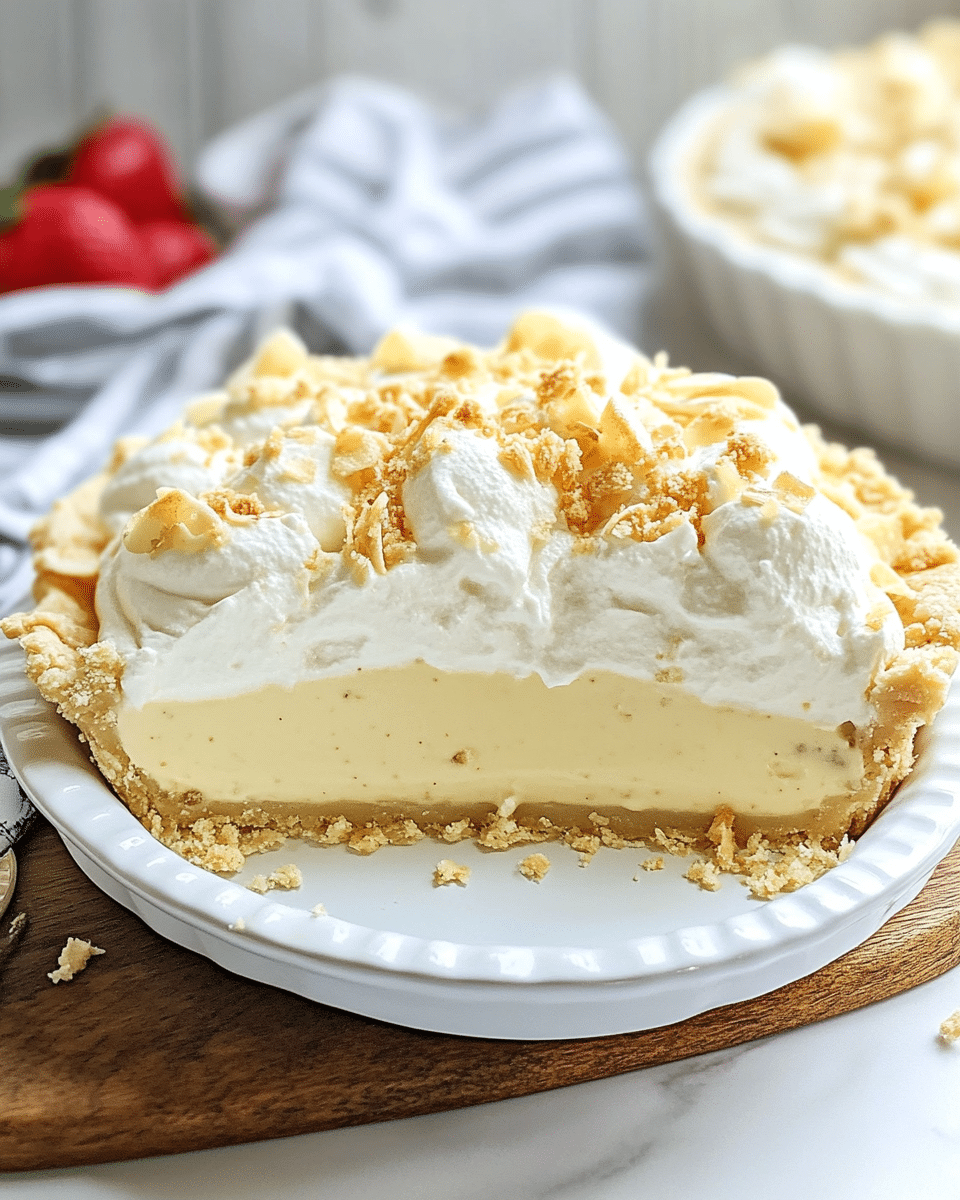 No-Bake Banana Pudding Pie