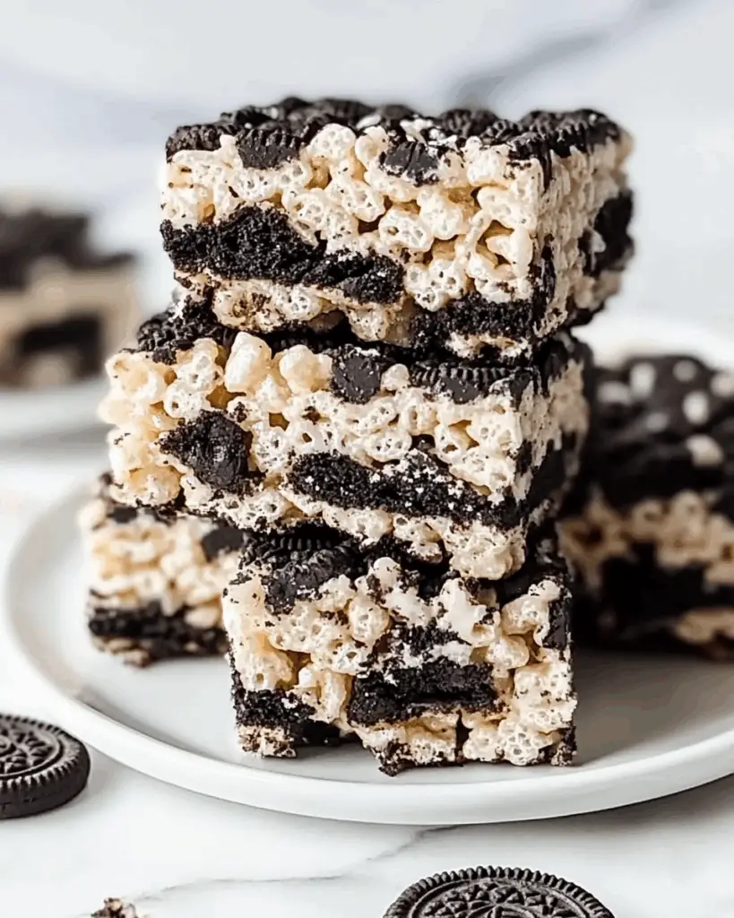 Oreo Rice Krispie Treats