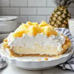 No-Bake Pineapple Cream Cheese Pie