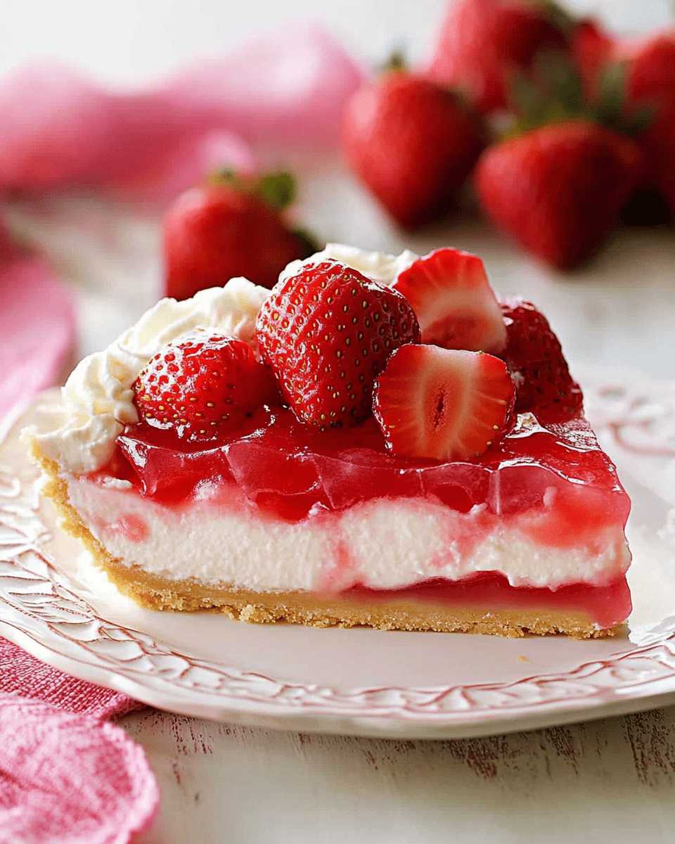 Strawberry Jello Pie