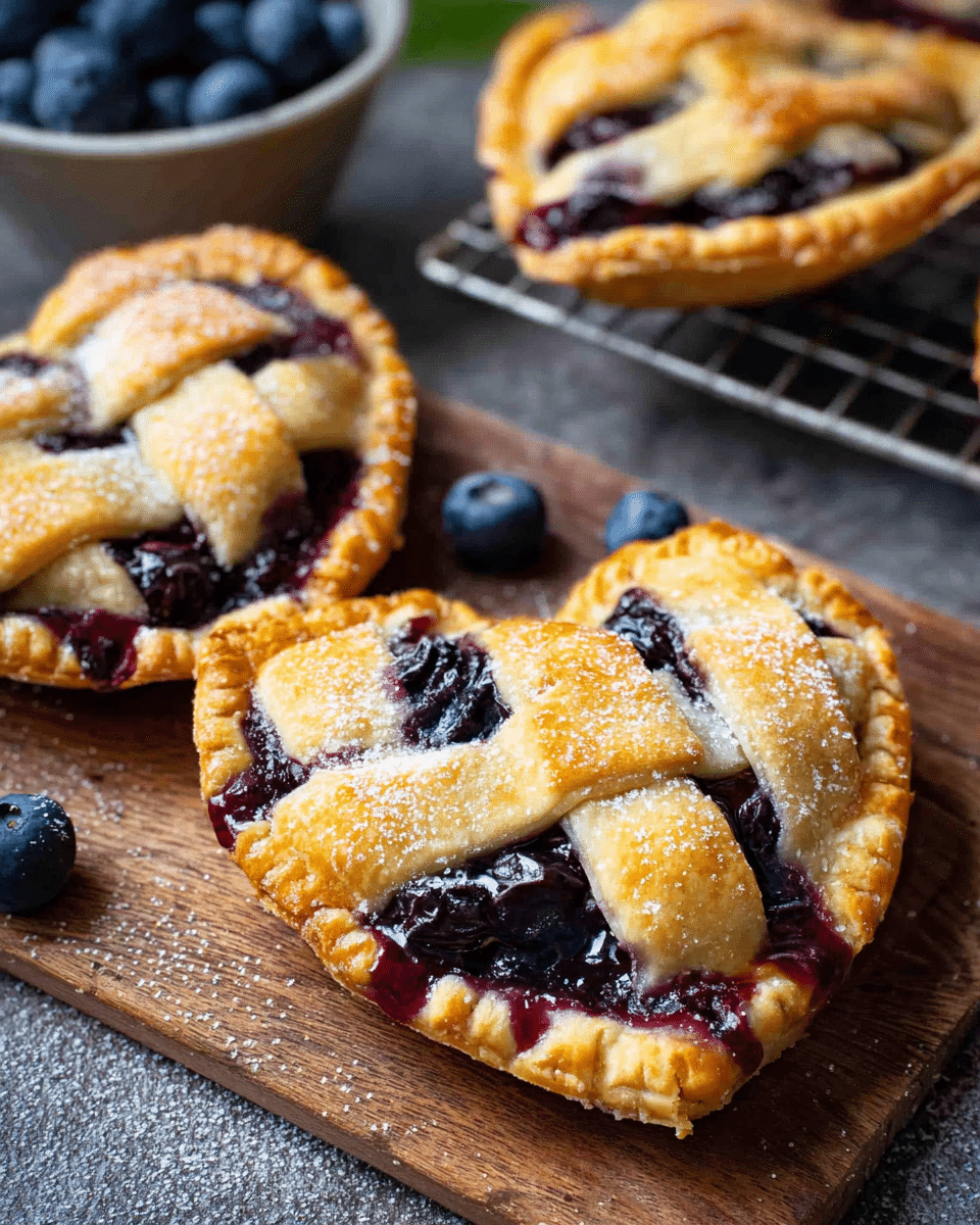 Mini Blueberry Pies
