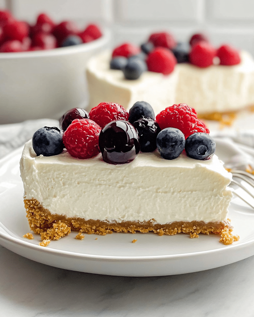 No-Bake Cheesecake with Cool Whip