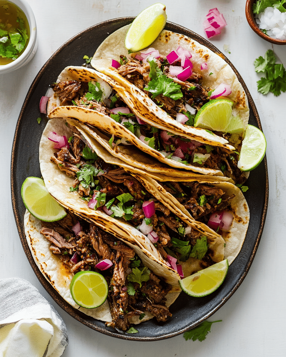 Beef Barbacoa Tacos