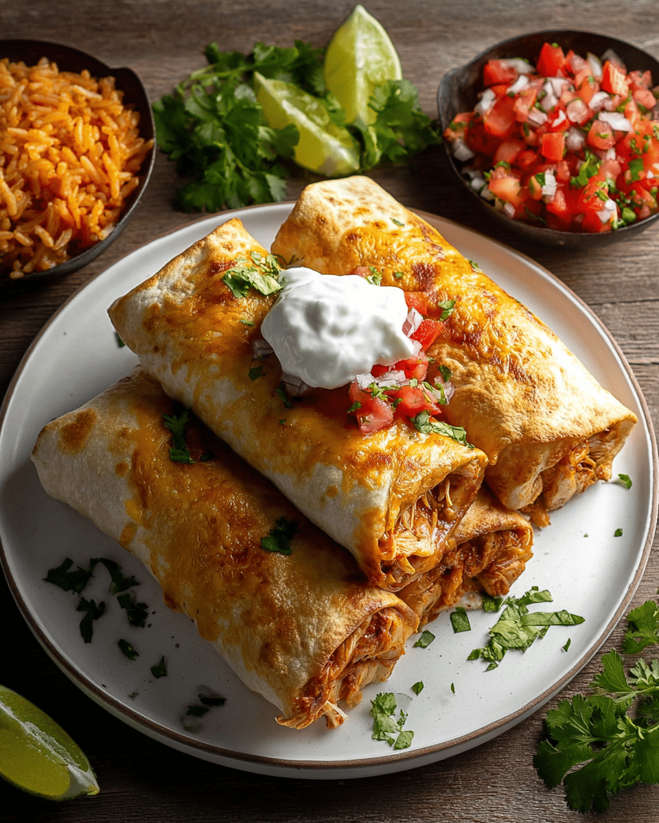Chicken Chimichangas