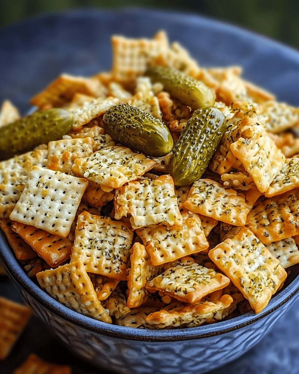 Dill Pickle Chex Snack Mix