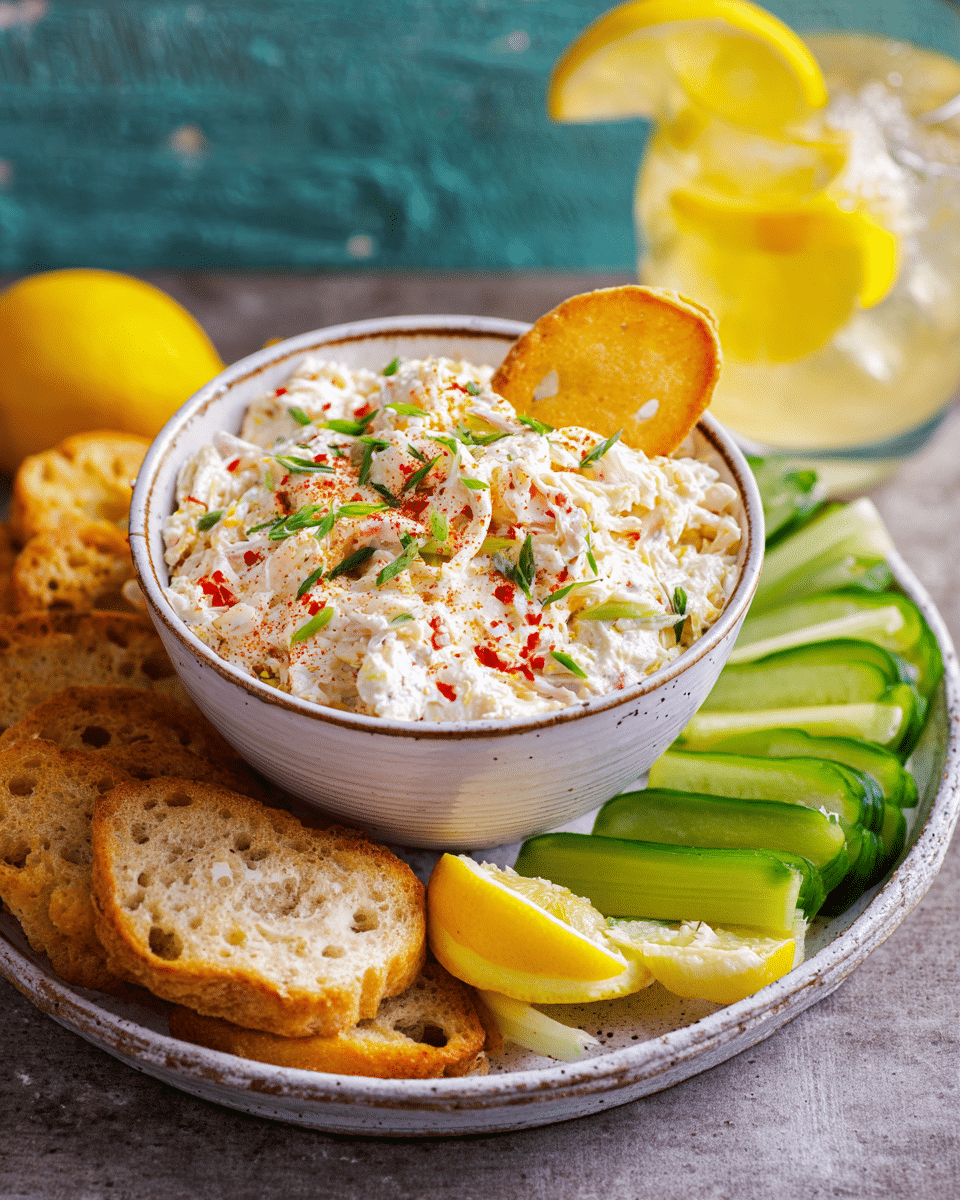 Cold Cajun Crab Dip