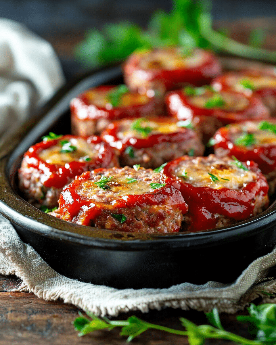 Easy Lightened-Up Mini Meatloaf