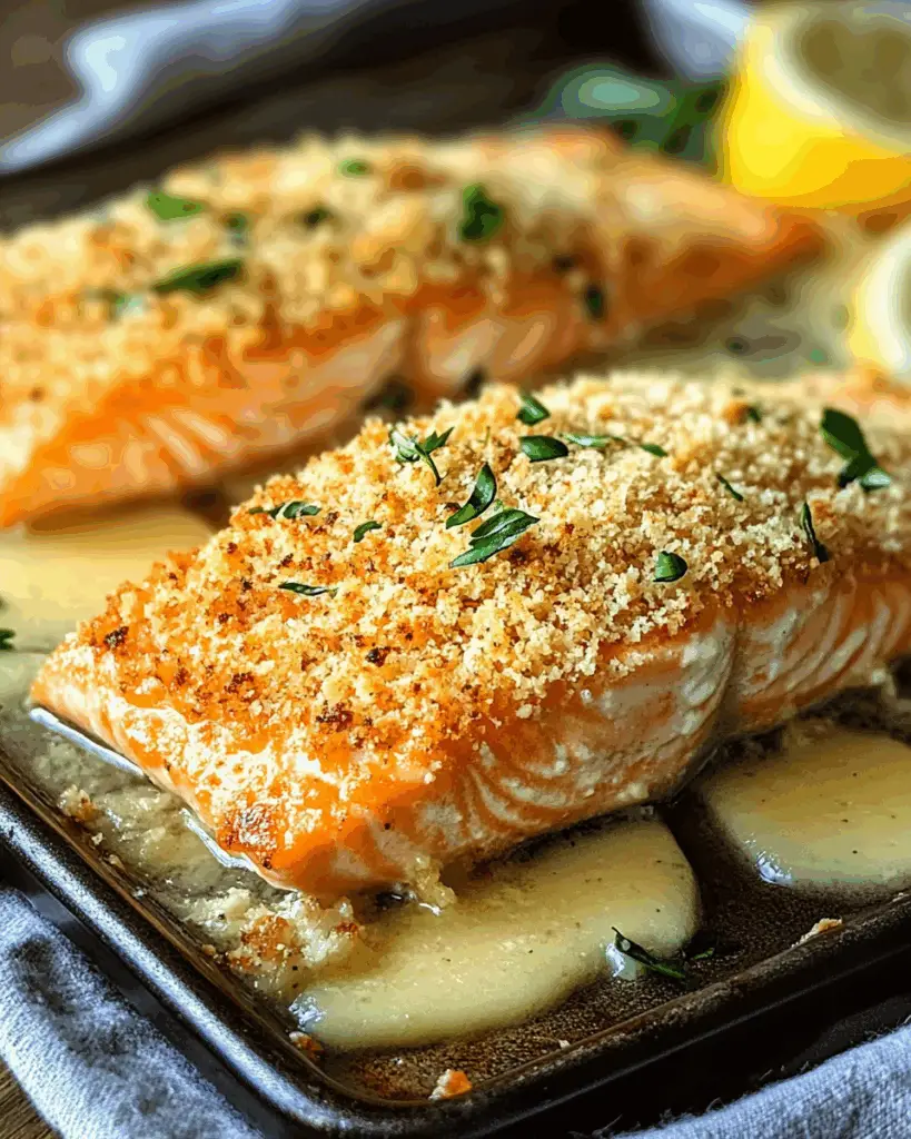 Baked Parmesan Crusted Salmon