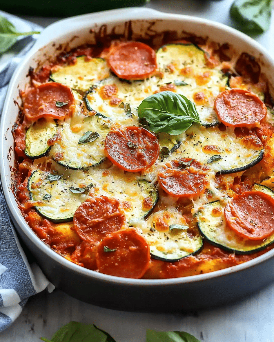 Zucchini Pizza Casserole
