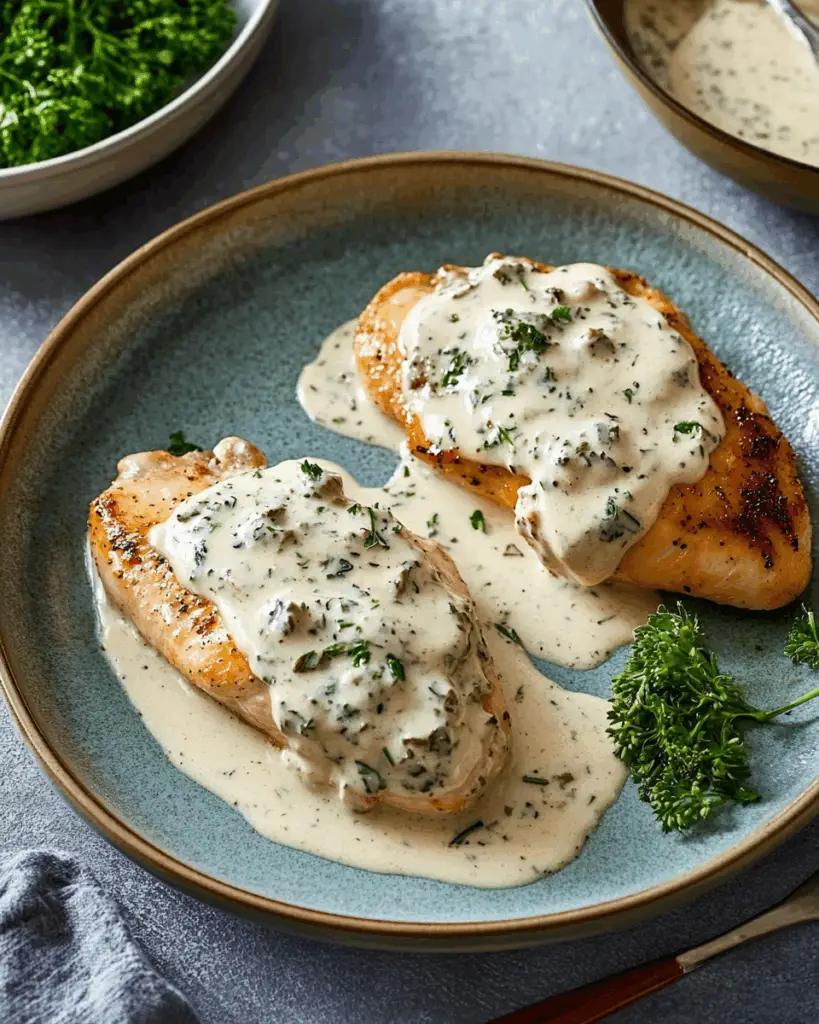 Ranch Chicken with Creamy Herb Sauce