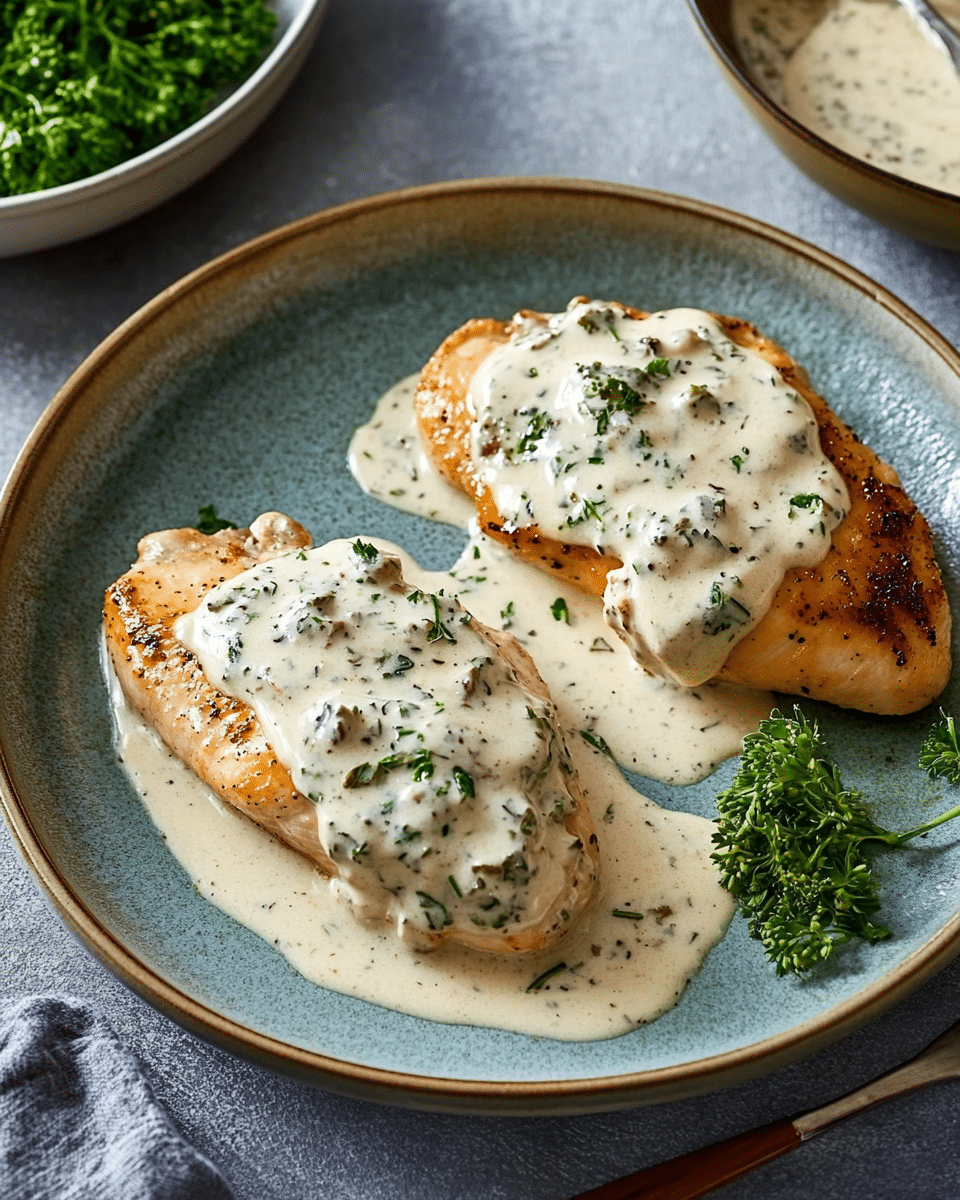 Ranch Chicken with Creamy Herb Sauce
