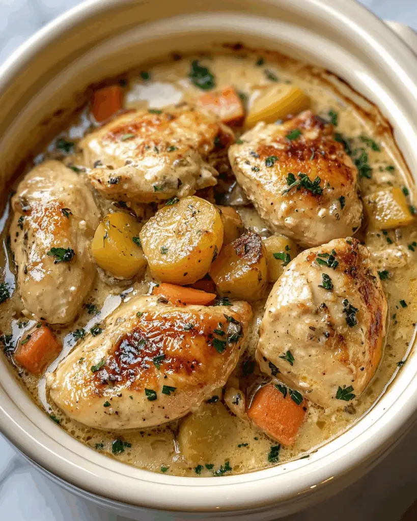 Slow Cooked Chicken Breast Casserole