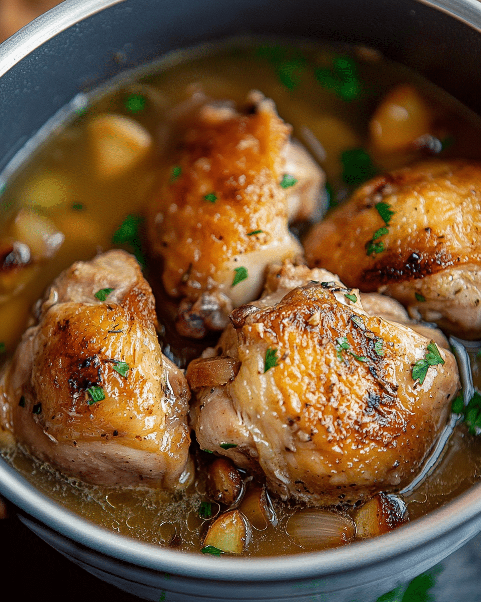 Slow Cooker 40 Clove Garlic Chicken