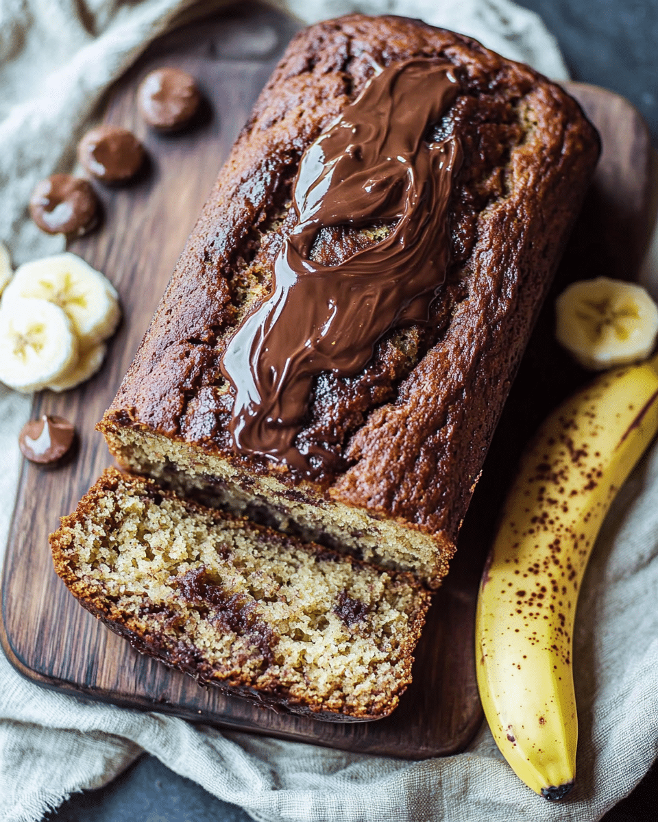 Nutella Banana Bread