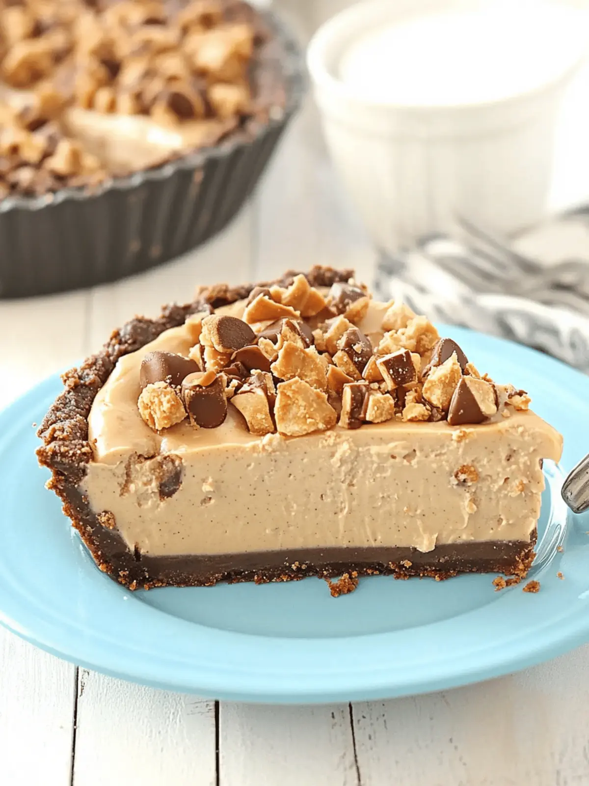 No Bake Peanut Butter Pie