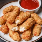 Homemade Mozzarella Sticks – Extra Crispy