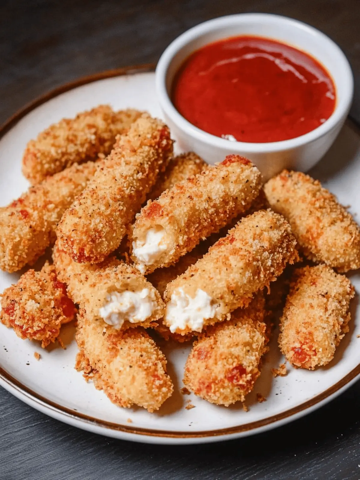 Homemade Mozzarella Sticks – Extra Crispy