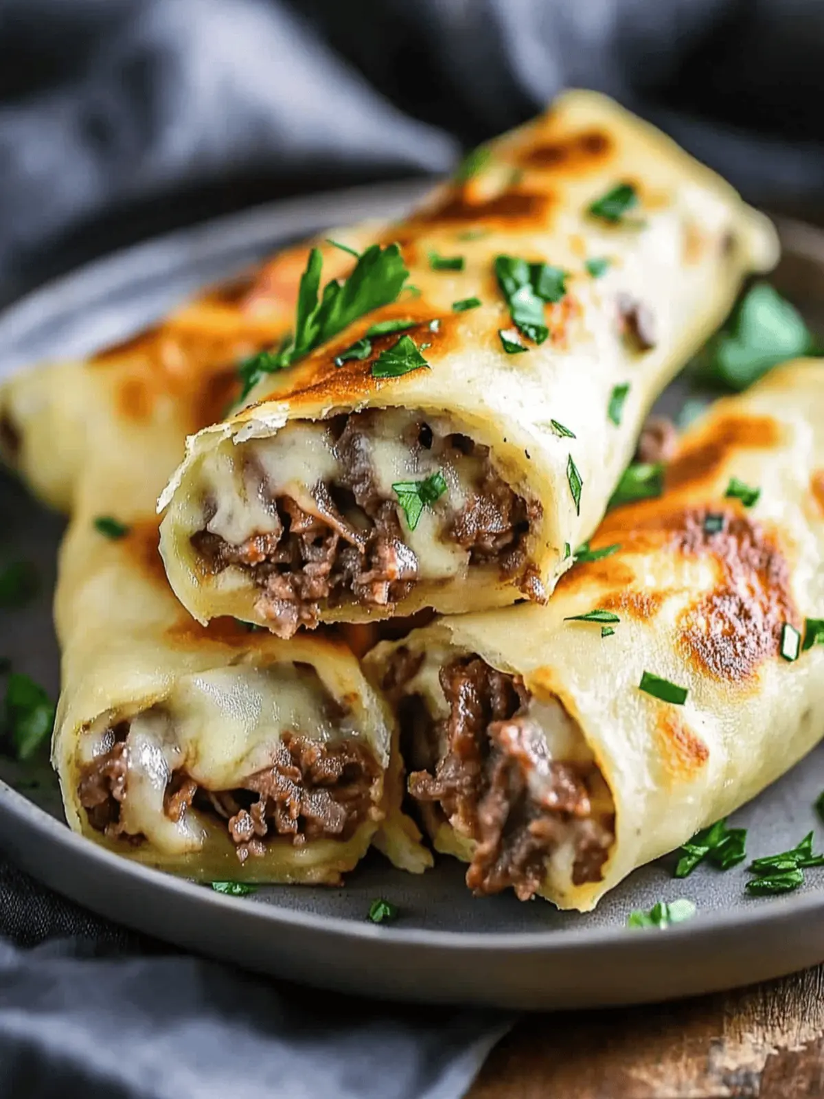 Keto Philly Cheesesteak Rolls