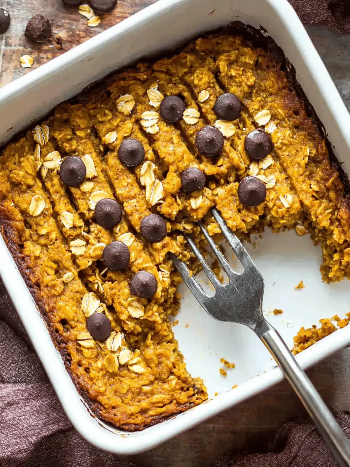 Pumpkin Baked Oatmeal