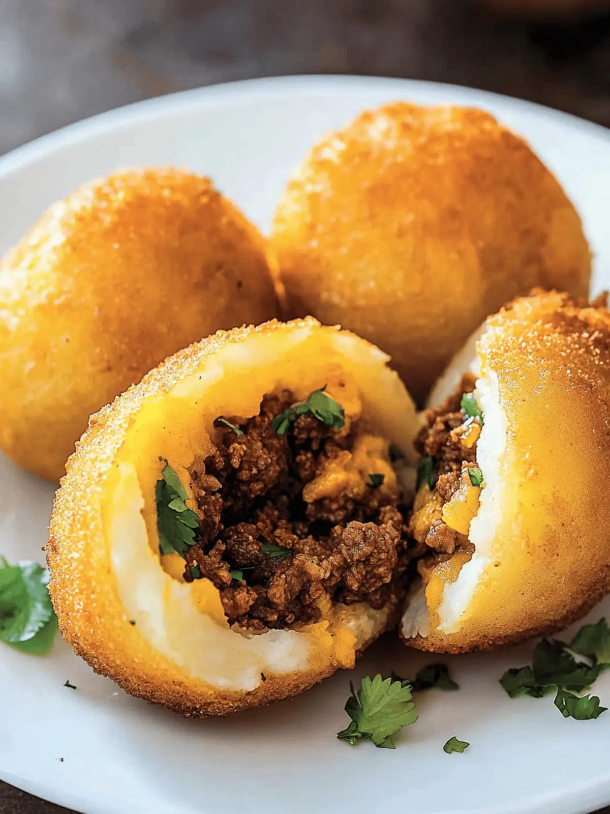 The Best Colombian Papas Rellenas (Beef Stuffed Potatoes)
