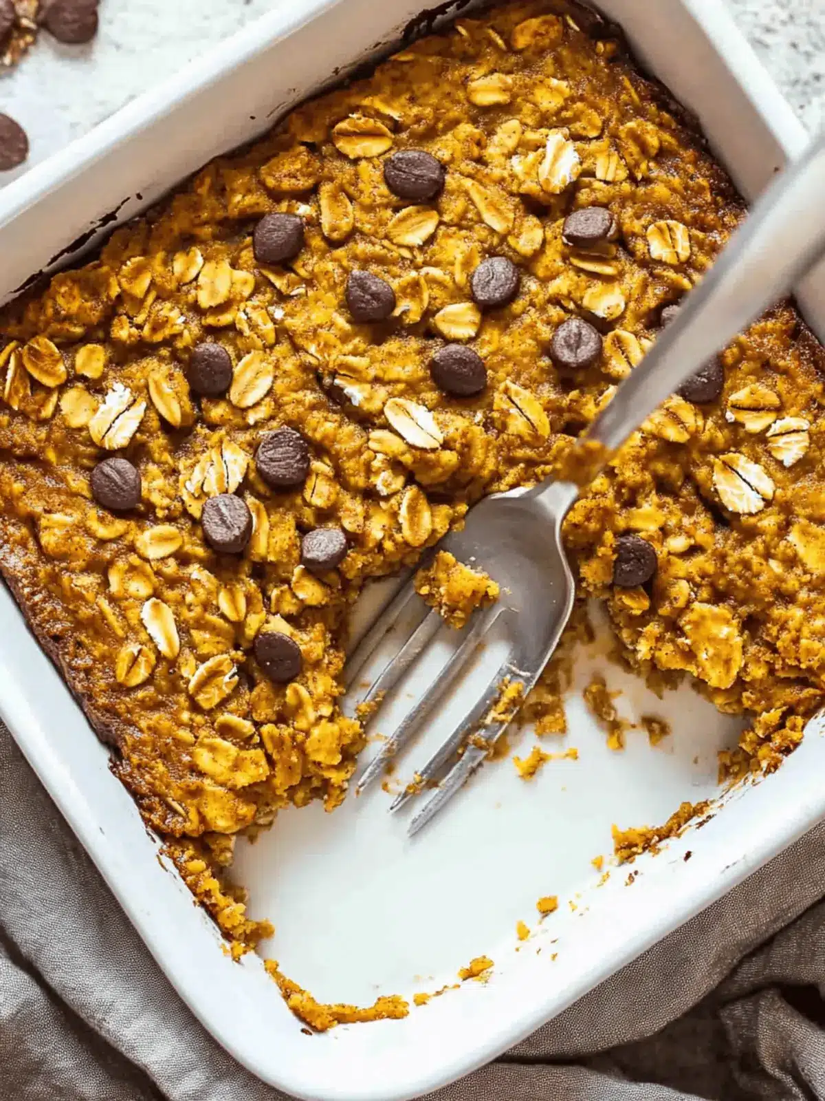 Pumpkin Baked Oatmeal