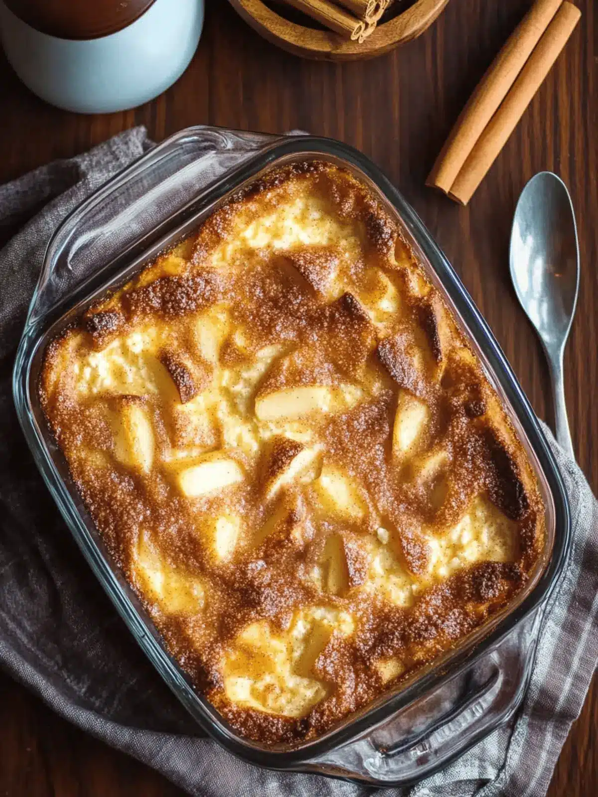Apple Cinnamon Cottage Cheese Bake