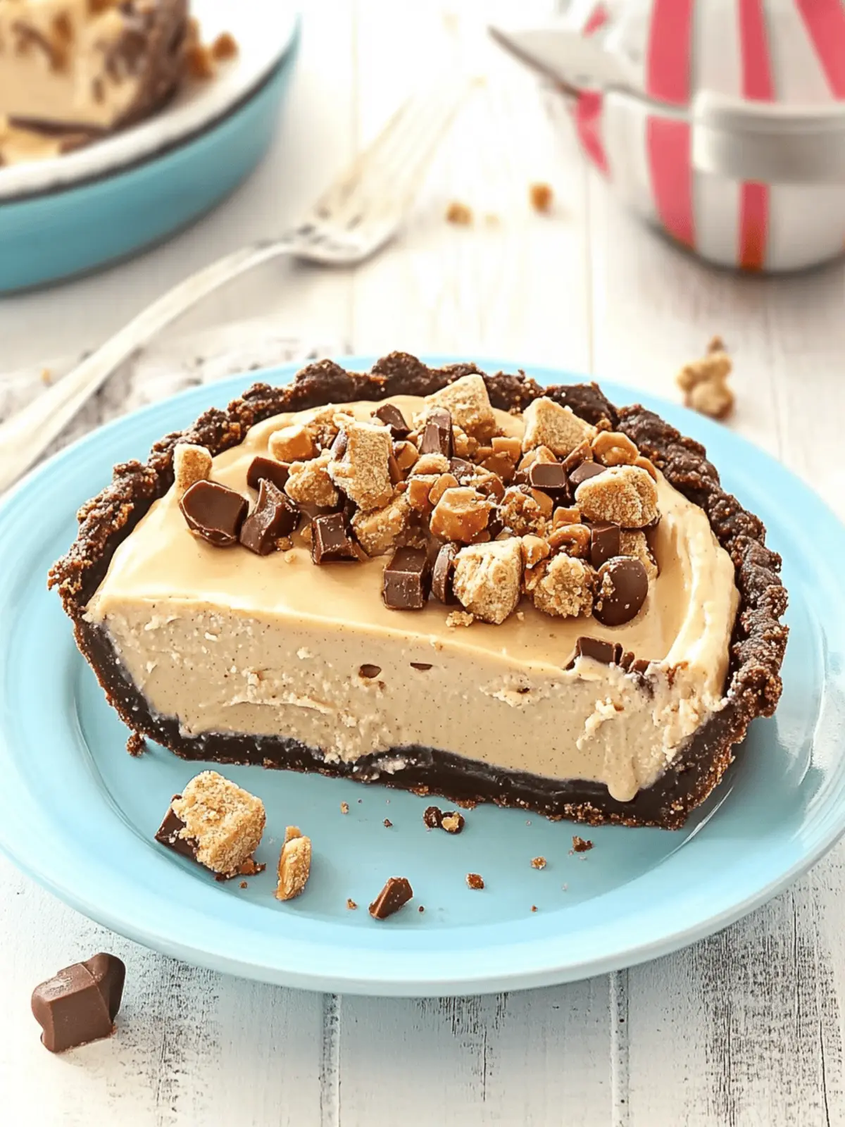 No Bake Peanut Butter Pie
