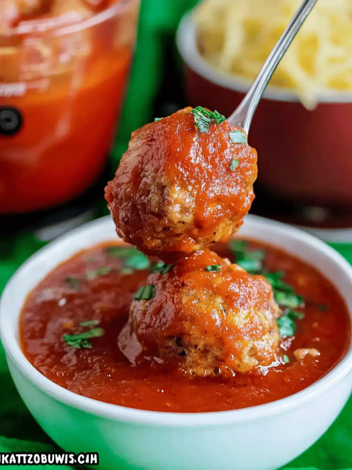 Chicken Parmesan Meatballs