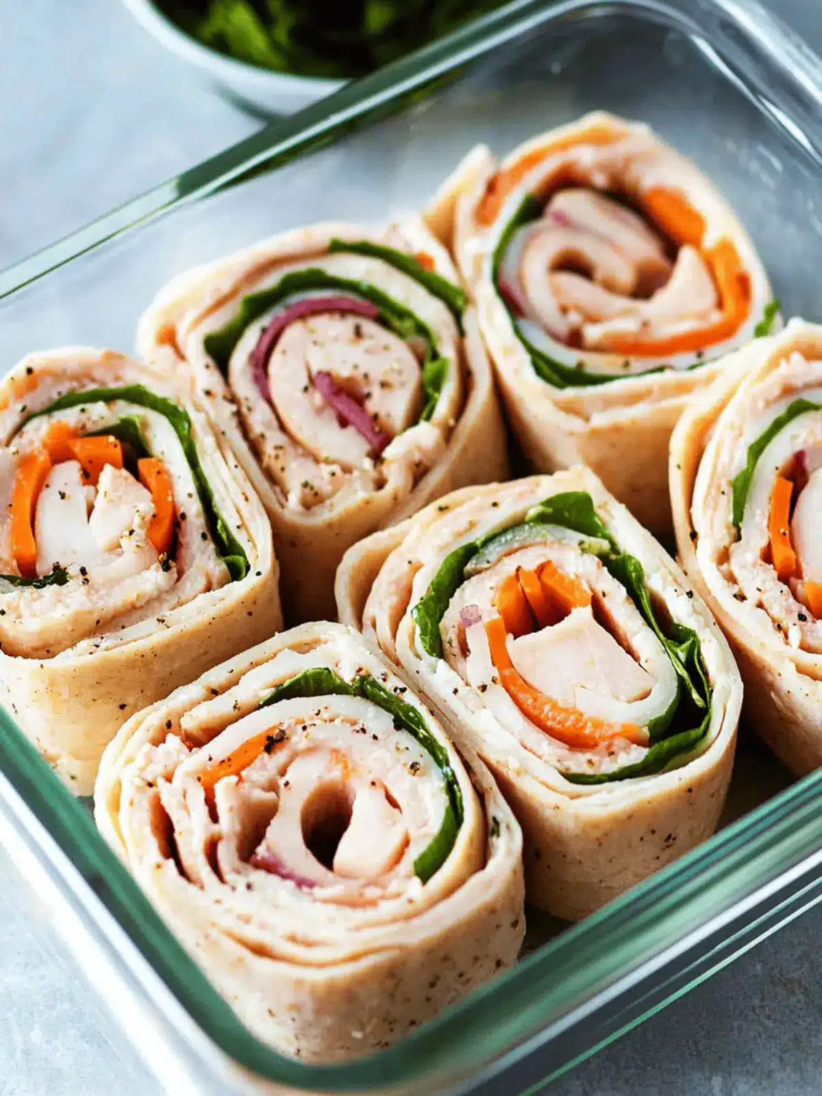 Turkey and Cheese Roll-Ups