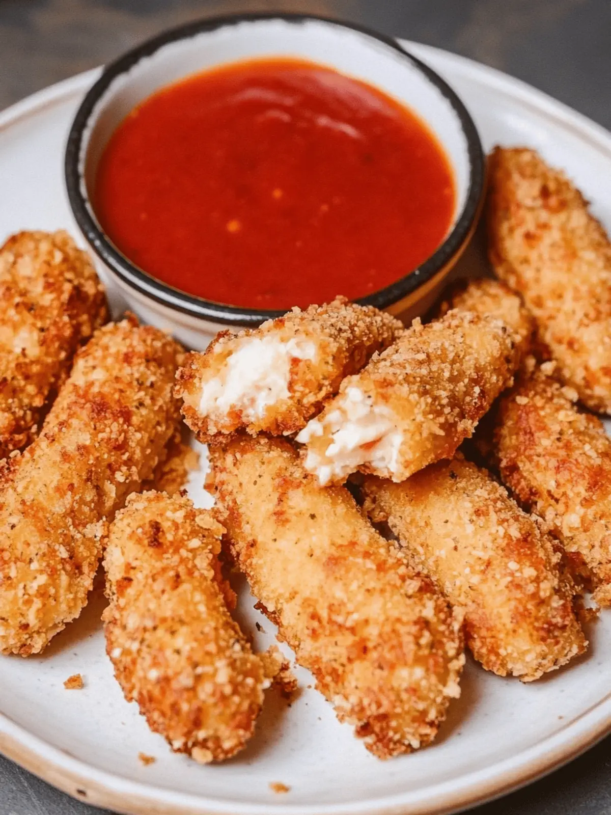 Homemade Mozzarella Sticks – Extra Crispy