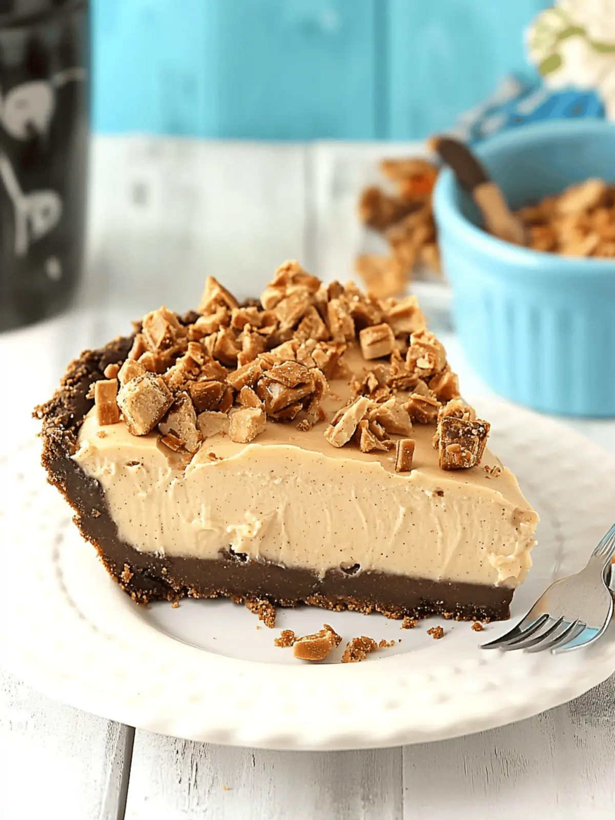 No Bake Peanut Butter Pie