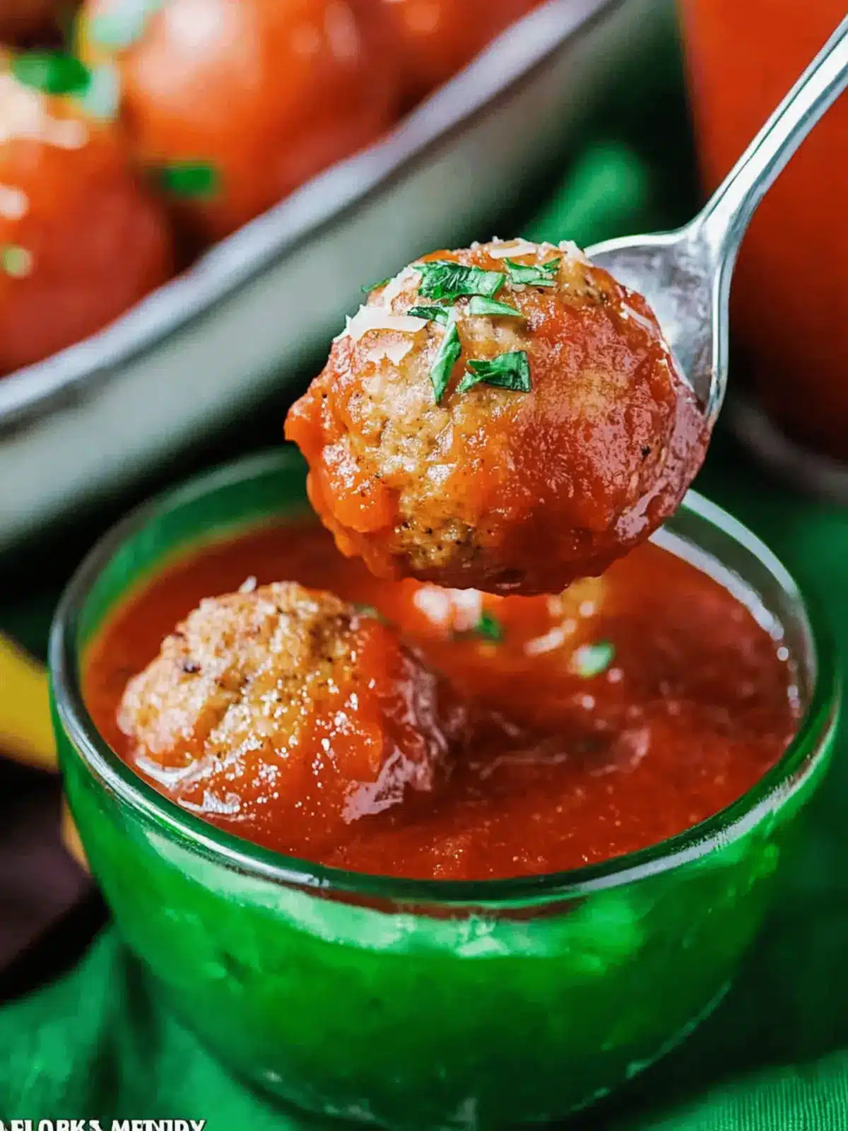 Chicken Parmesan Meatballs