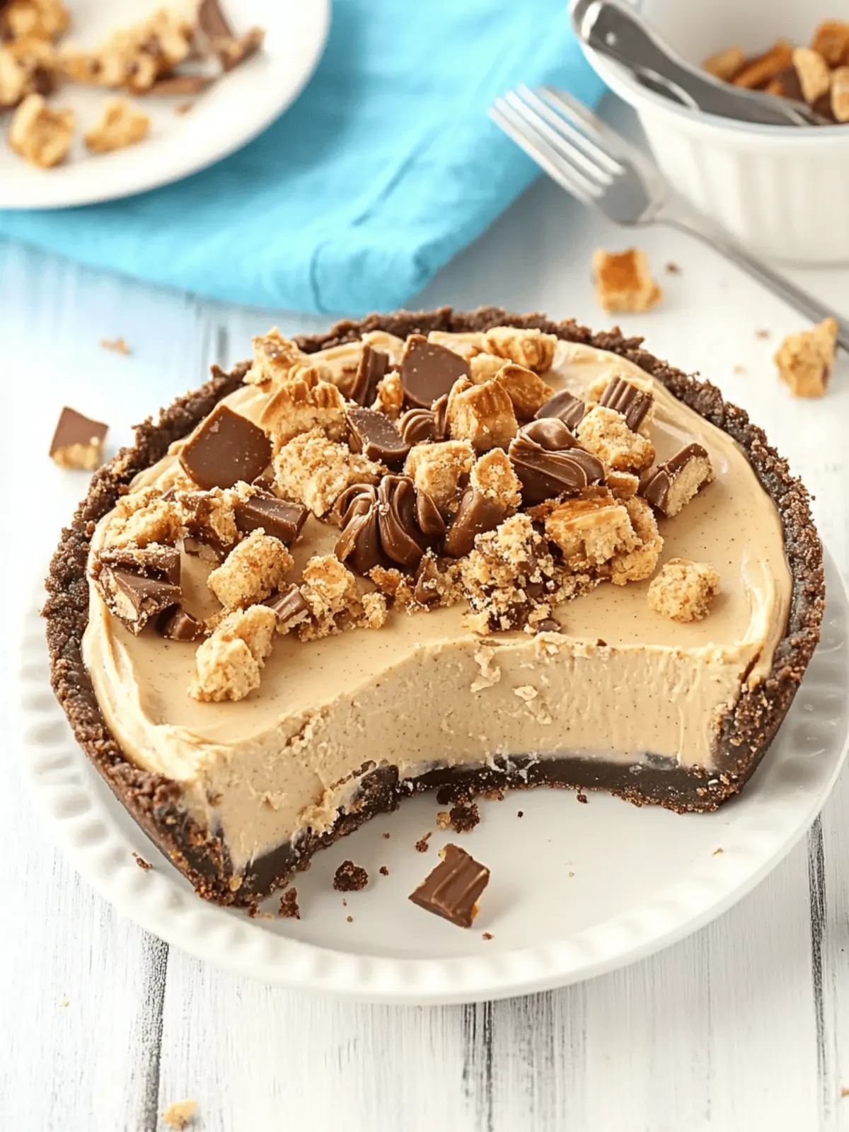 No Bake Peanut Butter Pie