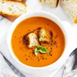 Roasted Tomato Basil Soup