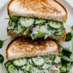 Easy Cucumber Salad Sandwiches