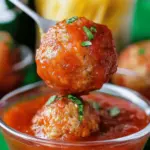 Chicken Parmesan Meatballs