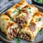 Keto Philly Cheesesteak Rolls
