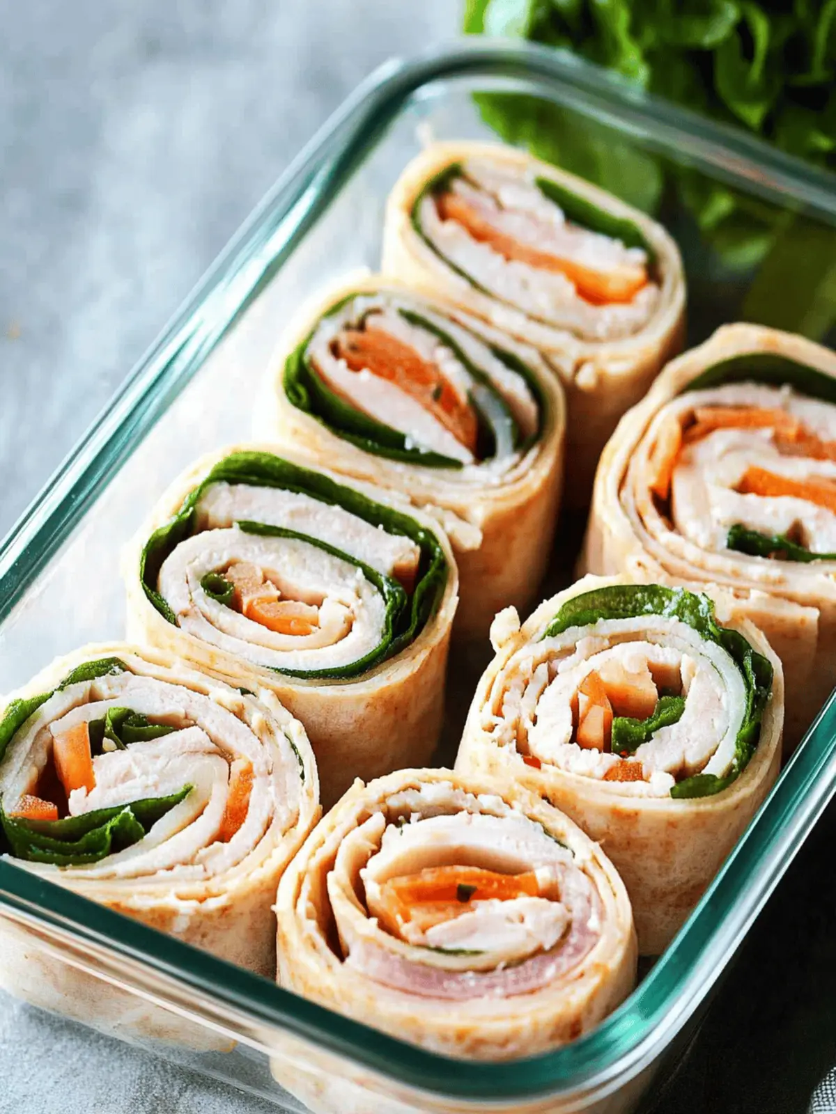 Turkey and Cheese Roll-Ups