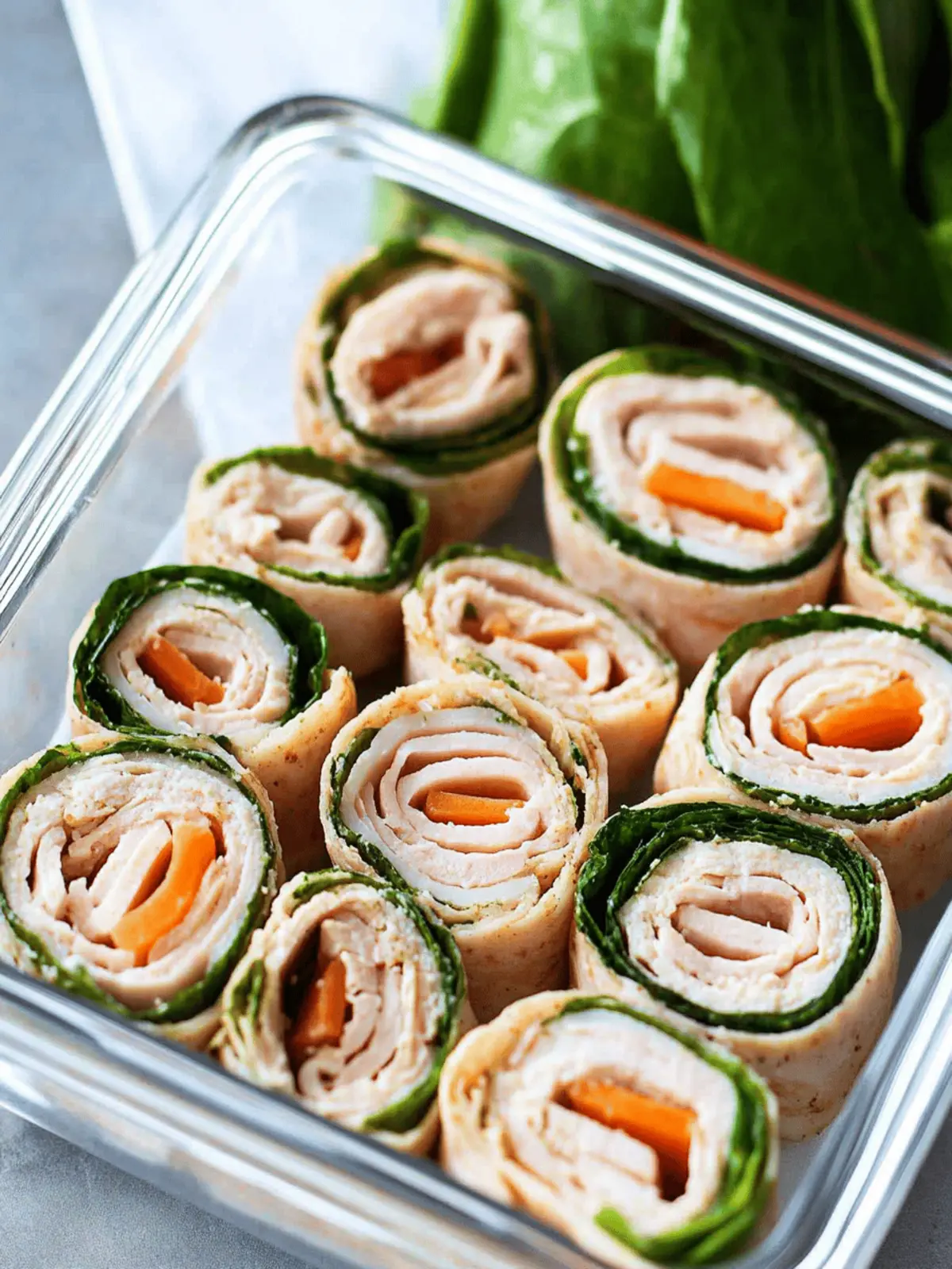 Turkey and Cheese Roll-Ups