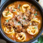 Hearty Tortellini Soup With Sausage